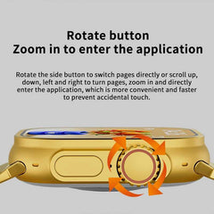 Luxury Gold Ultra Smart Watch M100