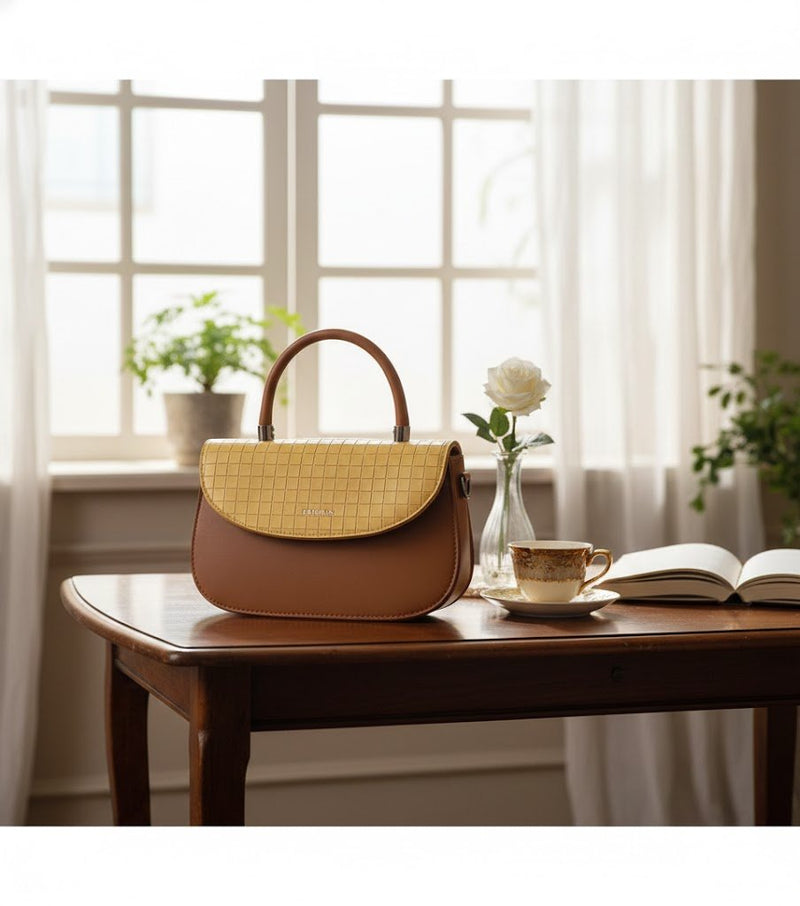 Fashion Dual-Tone Satchel