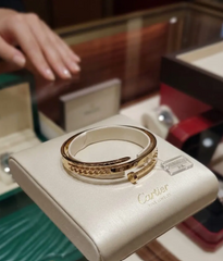 Triple Layer Gold Bangle